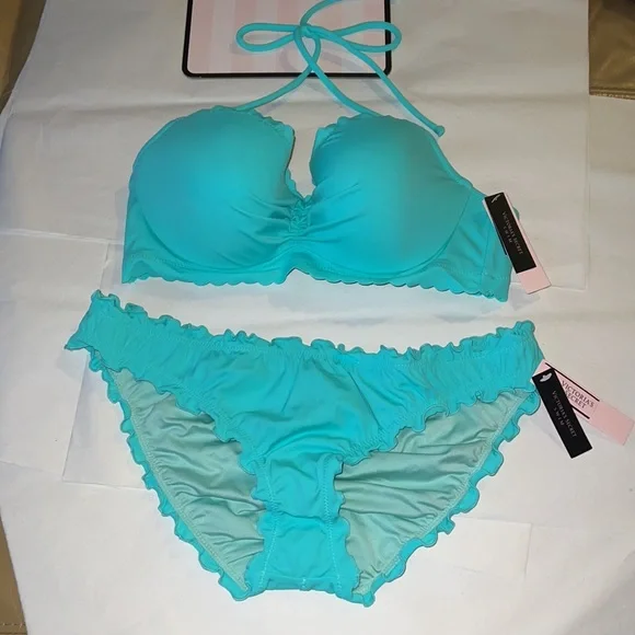 2pcs Victoria’s Secret Swim Bikini Set (36B & M Bottom) - Picture 11 of 13
